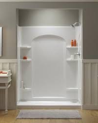 Ensemble 60 X 30 End Drain High Gloss Shower Stall Left Shower Stall Bath To Shower Conversion Bathrooms Remodel