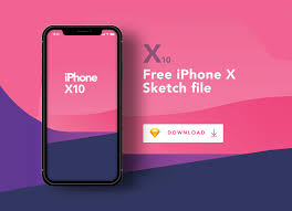 A Flat Version Of Iphone X Mockup In Sketch File Place Your Ios Designs Game Environment App Display And Present It In A Free Iphone Iphone Instagram Story