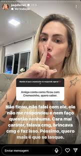 Vídeo: “Cara mau-caráter”, dispara Juju Ferrari contra Cremosinho |  Metrópoles