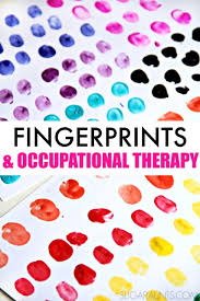 Finger painting with kids is the ultimate process only art activity. Fingerprint Art From A Z Fine Motor Finger Isolation The Ot Toolbox