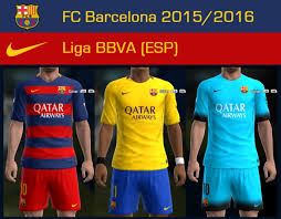 · first, second and third kits for normal matches and european competitions. Fc Barcelona 2015 16 Kit Buy Online