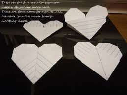 They can make notes on individual cards, then shuffle them around to work out the best place for the show your spouse and kids how much you love them with a door full of love notes on valentine's day. Origami Moving Index Card Heart Part 1 Super Easy Youtube
