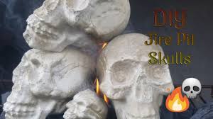 Skull charcoal （fireproof）（refractory） imitated human skull gas log for indoor or outdoor fireplaces, fire pits halloween decor 3.6 out of 5 stars 142 1 offer from $19.99 Diy Fire Pit Skulls Vlogoween Week 1 Youtube