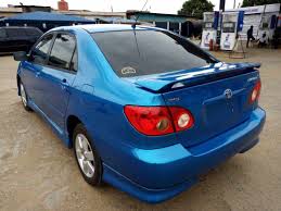 The 2007 toyota corolla is one of the final years of the 9th generation, which started in 2002 for the 2003 model year. Toks 2007 Toyota Corolla Sport Blue Color Autos Nigeria