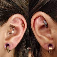 New Shiny Kaos Earskins Rose Gold Hoops 4g Stretched Pretty Ear Piercings Earings Piercings Ear Jewelry