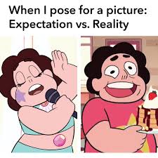 Happy National Selfie Day 1 Uncomfortable Steven Face Steven Universe Memes Steven Universe Funny Steven Universe Theories