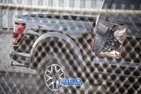 It puts the electric motor on a shortened driveshaft and the battery charging is made by a socket placed on the rear bumper, not exactly a safe area for it to be. First Look At New F 150 Raptor S Rear Fender Flares F150gen14 Com 2021 Ford F 150 Lightning Ev Raptor Forum 14th Gen