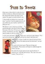 Maybe you would like to learn more about one of these? Puss In Boots Esl Worksheet By Gwjs