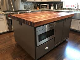 That beats the cost of most other popular options, including stainless steel ($20 to $150), glass ($25 to $100 per square foot), concrete ($25 to $75 per square foot), marble ($25 to $75 per square foot). Sappy Walnut Butcher Block Countertops Country Mouldings