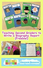 Teaching Second Graders To Write A Biography Report Free Sample Writing A Biography Homeschool Writing Biography Report