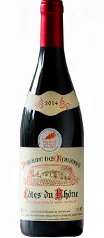 Cote des bouteilles de vin. Cotes Du Rhone Rouge 2020 Domaine Des Romarins