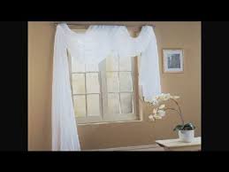 Sew landscape burlap swag curtains town country living curtain scarf ideas. How To Fold A Scarf For Window Decorating Unique Interior Decorating Ideas Youtube