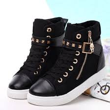 Black And Gold Adidas High Tops Adidas High Tops Black And Gold Womens Shoe Google Search Leather Shoes Woman Womens Shoes High Heels Womens Shoes Wedges