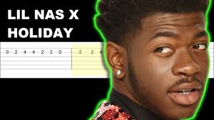 Lil Nas X Holiday Easy Guitar Tabs Tutorial Youtube