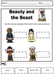 Beauty And The Beast Language Arts And Math Beauty And The Beast Beast Homeschool Kindergarten
