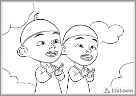 Click the ehsan from upin and ipin coloring pages to view printable version or color it online (compatible with ipad and android tablets). Coloring Upin Ipin Coloring Ideas Coloring Home