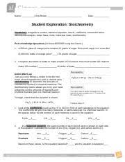 Maybe you would like to learn more about one of these? Balancingchemequationsse Docx Name Jenna Beaumont Date Student Exploration Balancing Chemical Equations Vocabulary Coefficient Combustion Compound Course Hero
