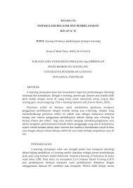 Nama asli, sejarah, ajaran dan perjuangan dakwah. Pdf Artikel Kurang Efektifnya Pembelajaran Daring Madeputra