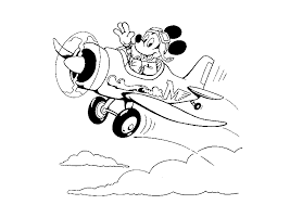 Avião para colorir reviewed by lindos desenhos para pintar on 08:55 rating: Desenho De Mickey Voando No Aviao Para Colorir Tudodesenhos