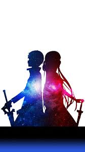 sword art online asuna / kirito iphone wallpaper. Because It Is A Jungle Out There