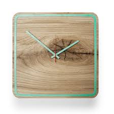 Holz Wanduhr Eiche Eichholz Five Minutes Dezain De Wanduhr Holz Vintage Uhren Wanduhr