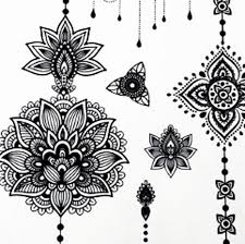 Check spelling or type a new query. Bol Com Set Van 6 Tatoeages Mandala Print Trendy Tijdelijke Tattoo S