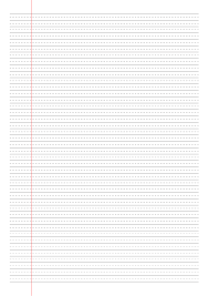 Printable Narrow Ruled With Dashed Center Guide Line Gray Lines Pdf Download Ruled Paper Printable Lined Paper Handwriting Paper