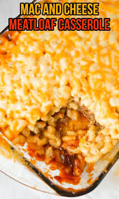 Mac And Cheese Meatloaf Casserole In 2020 Ground Beef Casserole Recipes Cheese Stuffed Meatloaf Roast Beef Recipes