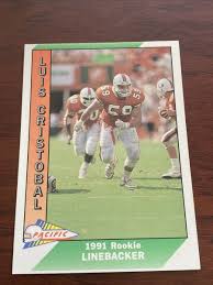 1991 Pacific Football #548 Luis Cristobal B3090