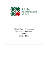 Calameo Myp Guide 2015 2016 Grade 9