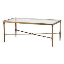 The Sturdy Bronze Metal Finished Frame And Tempered Glass Top Makes This Table The Center Off Attention Coffee Table Rectangle Bronze Coffee Table Coffee Table