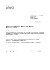Kündigungsfristen bei wohnungen wie schreibt man eine kündigung? Kundigung Mietvertrag Wohnung Vorlage Kostenlose Musterbriefe