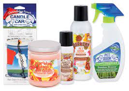 Pet odor and pet smells are a necessary evil in a pet owner's life. Specialty Pet Products Pet Odor Exterminator Candles Sprays