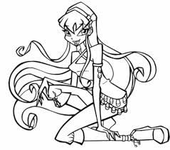 32 winx club printable coloring pages for kids. Easy Winx Club Coloring Pages Bestappsforkids Com