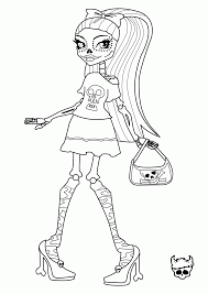 All kids like to play with their sisters and brothers and do fun stuff. Free Printable Monster High Coloring Pages For Kids Coloring Library