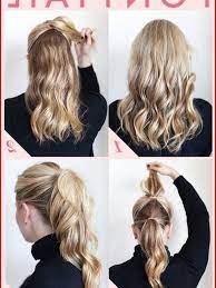Easy Hairstyles For School For Long Locks Easy Natural Hairstyles Hair Styles Ponytail Hairstyles Easy Office Hairstyles