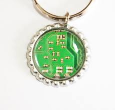 Mens Key Ring Key Ring Key Chain Circuit Board Par Kellysmagnets 5 00 Keychain Key Rings Purse Hook