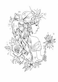 Braids Of Beauty Fairy Coloring Pages Fairy Coloring Coloring Pages