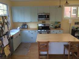 What size bar pulls for kitchen cabinets. Painted Ikea Kitchen Cabinets Landhausstil Kuche San Francisco Houzz