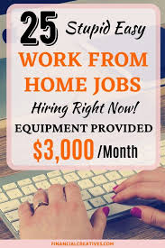 Apply for work from home jobs. Here Are Best Work From Home Jobs That Provide Equipment For You You Ll Know The Best Work From In 2021 Work From Home Jobs Online Jobs For Moms Legit Work