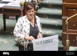 CD&V's Els Van Hoof pictured during a plenary session of the Chamber at the  Federal Parliament in Brussels, Thursday 12 May 2022. BELGA PHOTO HATIM  KAGHAT Stock Photo - Alamy