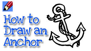 2) from the middle of the rectangle, draw one mark off the width and height of the picture. How To Draw An Anchor 8 Steps With Pictures Wikihow