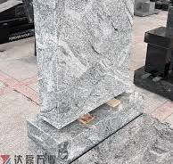 Viscount White Granite Tombstone Ogee Top Headstone ...