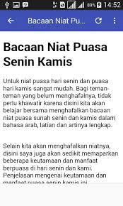 Nawaitu sauma ghadin an'adai fardi syahri ramadhani hadzihisanati lillahita'ala. Bacaan Niat Puasa Fur Android Apk Herunterladen
