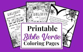 These are fun bible coloring pages for the whole family to. Free Printable Bible Verse Coloring Pages Kingdom Bloggers