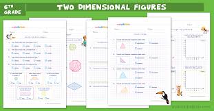 6th grade 2d geometry worksheets pdf area and perimeter worksheets for grade 6 with answers