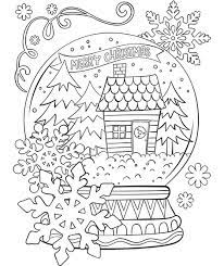 These alphabet coloring sheets will help little ones identify uppercase and lowercase versions of each letter. Merry Christmas Snowglobe Coloring Page Crayola Com Printable Christmas Coloring Pages Christmas Coloring Sheets Merry Christmas Coloring Pages