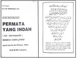 6 nama kitab ad durrun nafis. Terjemah Kitab Ad Durrun Nafis Mutiara Yang Indah Tedi Sobandi
