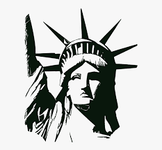 Pin by kushalagarwal on statue. Liberty Statue Freedom Monument Landmark Nyc Statue Of Liberty Face Black And White Hd Png Download Kindpng
