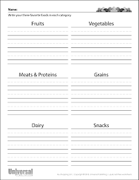 Shopping List Activities Free Printables Universal Publishing Kindergarten Phonics Worksheets Life Skills Writing Practice Worksheets